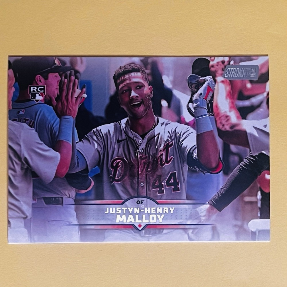2025 Stadium Club #64 Justyn-Henry Malloy RC‎ - Detroit Tigers